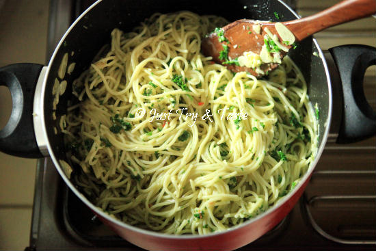 Resep Spaghetti Aglio e Olio