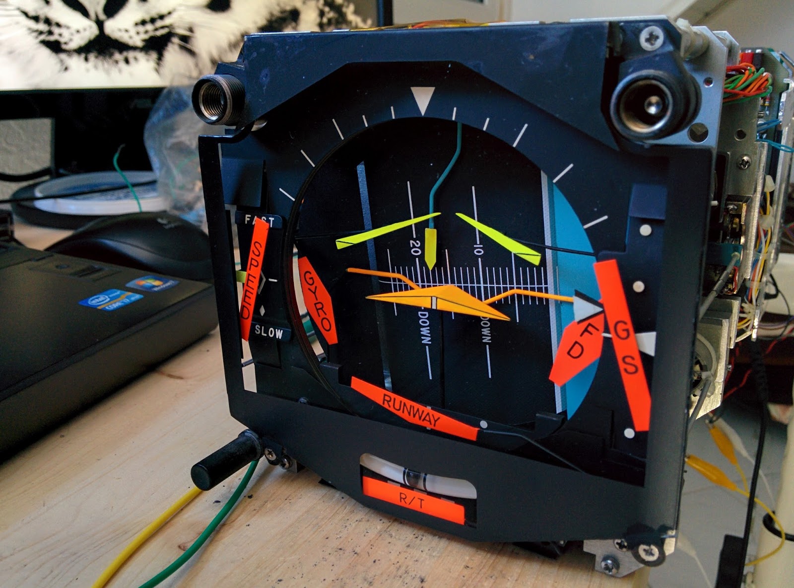 Boeing 737300 Flight Deck Sim Attitude Directional Indicator First