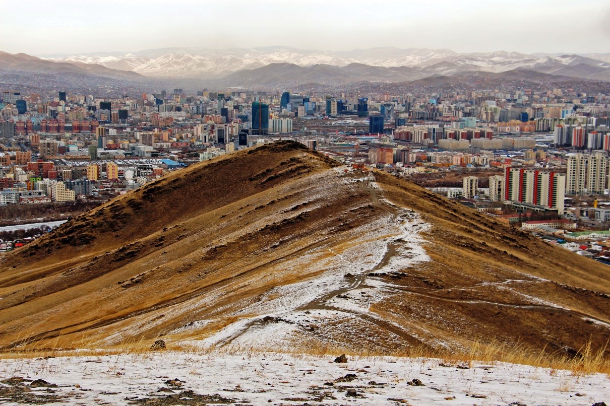 the viewing deck: Ulaanbaatar City Tour 1st Part; walk to Southern 