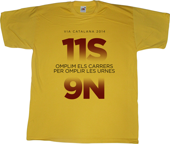 referendum freedom catalonia independence 11 septembre 11S 9n countdown t-shirt ephemeral-t-shirts