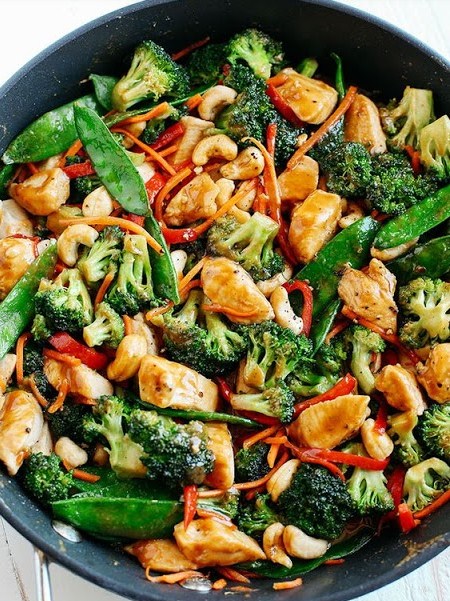 One Skillet Cashew Chicken Stir Fry One Skillet Cashew Chicken Stir Fry