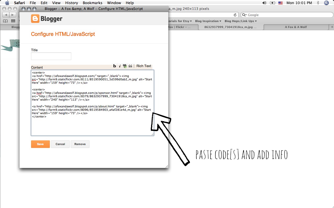 B.You: How To: Add Pages on Blogger