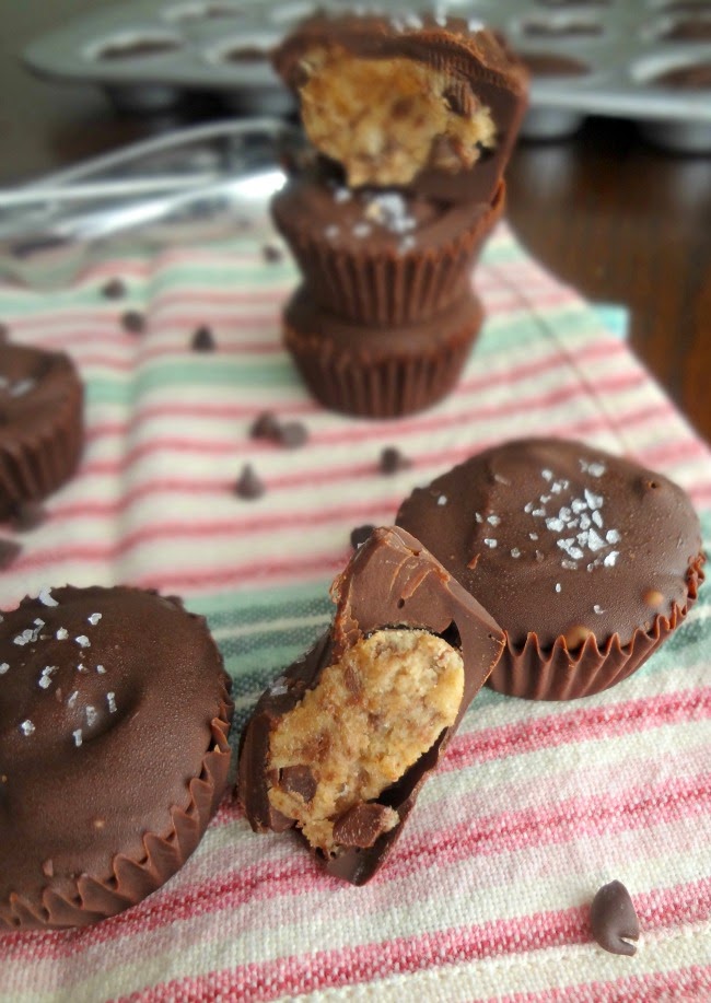 Browned Butter Cookie Dough PB Cups