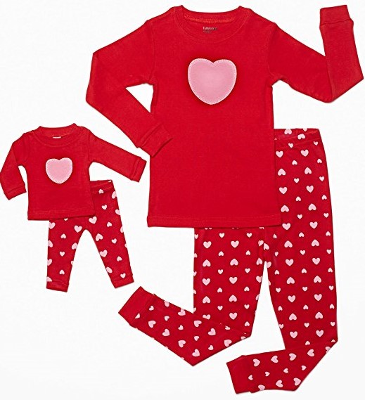 Lindsey Lately Valentine's Day Pajamas for Girls