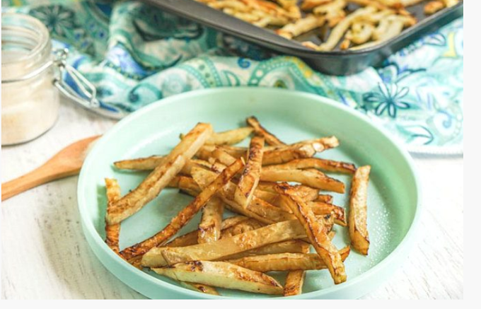 Low Carb Celeriac Fries With Olive Oil