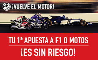 sportium F1 + Motos: Apuesta Sin Riesgo 8 abril sportium F1 + Motos: Apuesta Sin Riesgo 8 abril