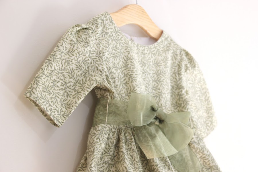 DIY patrones vestido niña volantes talla 3 a 8 años 