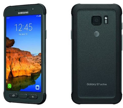 Spesifikasi Samsung Active S7 Spesifikasi Samsung Active S7 Sebagian besar perubahan Active S7 ini terjadi di bawah tenda. Ini didukung oleh Snapdragon 820 system-on-chip dari Qualcomm, dan fitur 4GB RAM (1GB lebih dari tahun lalu) dan 32 GB penyimpanan internal. Keluar dari kotak, Active baru akan menjalankan Android 6.0 Marshmallow. S7 Active memiliki fitur kamera 12-megapixel, turun dari resolusi 16-megapixel yang ditemukan di S6 dan S6 Aktif. Tapi seperti Galaxy S7, manfaat Active S7 dari sensor pixel ganda disebut yang meningkatkan pengambilan gambar cahaya rendah. Sekali lagi, selfie cam menghadap ke depan menawarkan resolusi lima megapixel. Desain dari S7 Aktif (digambarkan di atas, dalam warna hitam dan emas) tidak banyak berubah dari model yang Active tahun lalu. Namun, ukurannya sedikit lebih besar di semua tiga dimensi, termasuk ketebalan meningkat dari 9,9 milimeter - lebih dari satu milimeter lebih tebal daripada 8,6 milimeter Galaxy S6 Aktif. Ada kenaikan berat 15 gram, dari 170 gram hingga 185 gram. kenaikan itu mungkin karena baterai secara signifikan lebih besar Active S7 ini, yang kapasitas 4000mAh hampir 15 persen lebih besar dari model sebelumnya di pack 3500mAh. Namun, dimensi lebih besar tidak rumah layar yang lebih besar, seperti yang telah dikabarkan sebelumnya tentang perangkat ini; sebaliknya