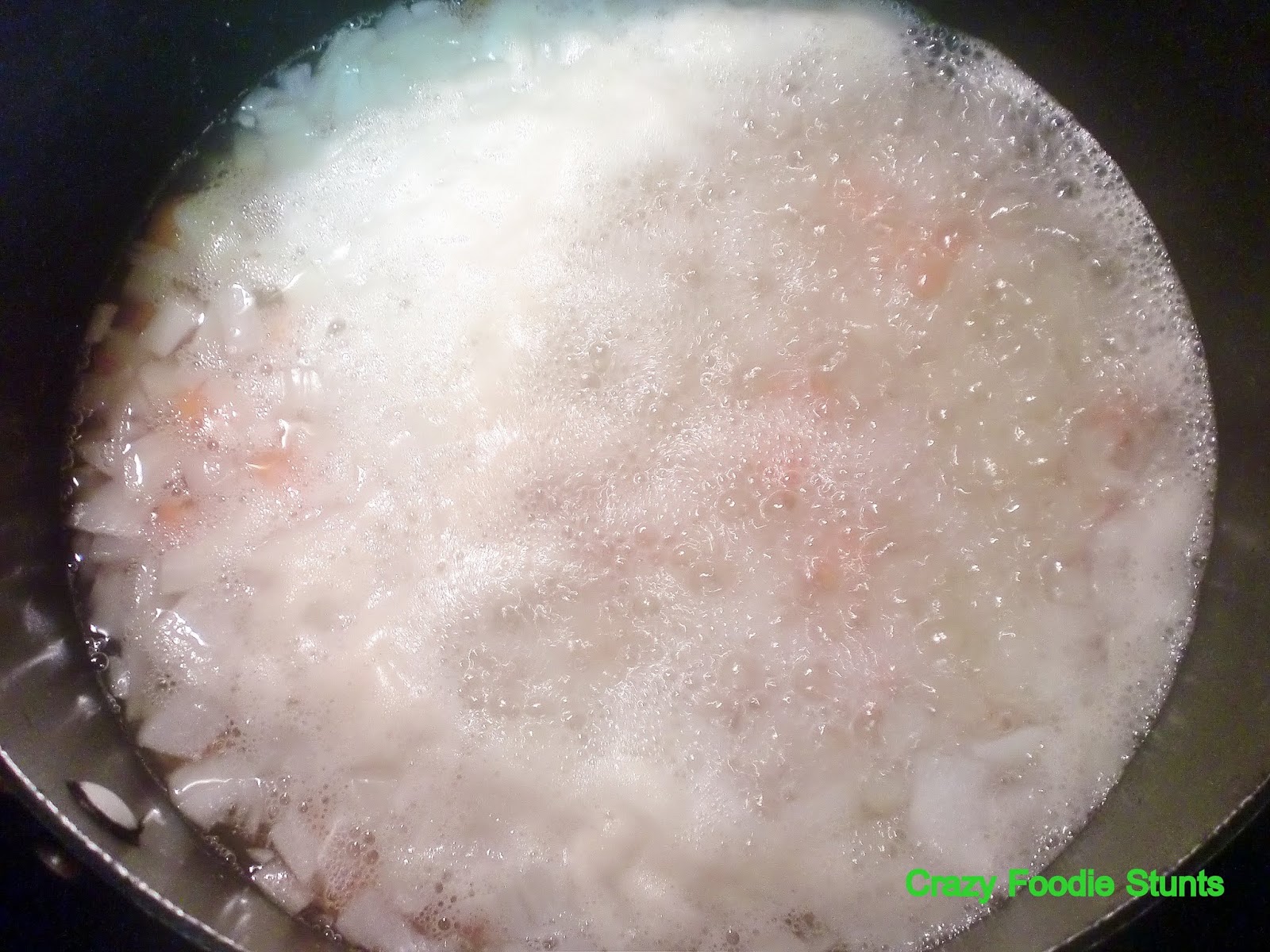 Crazy Foodie Stunts: Light Stunt: Cheddar Ham Soup