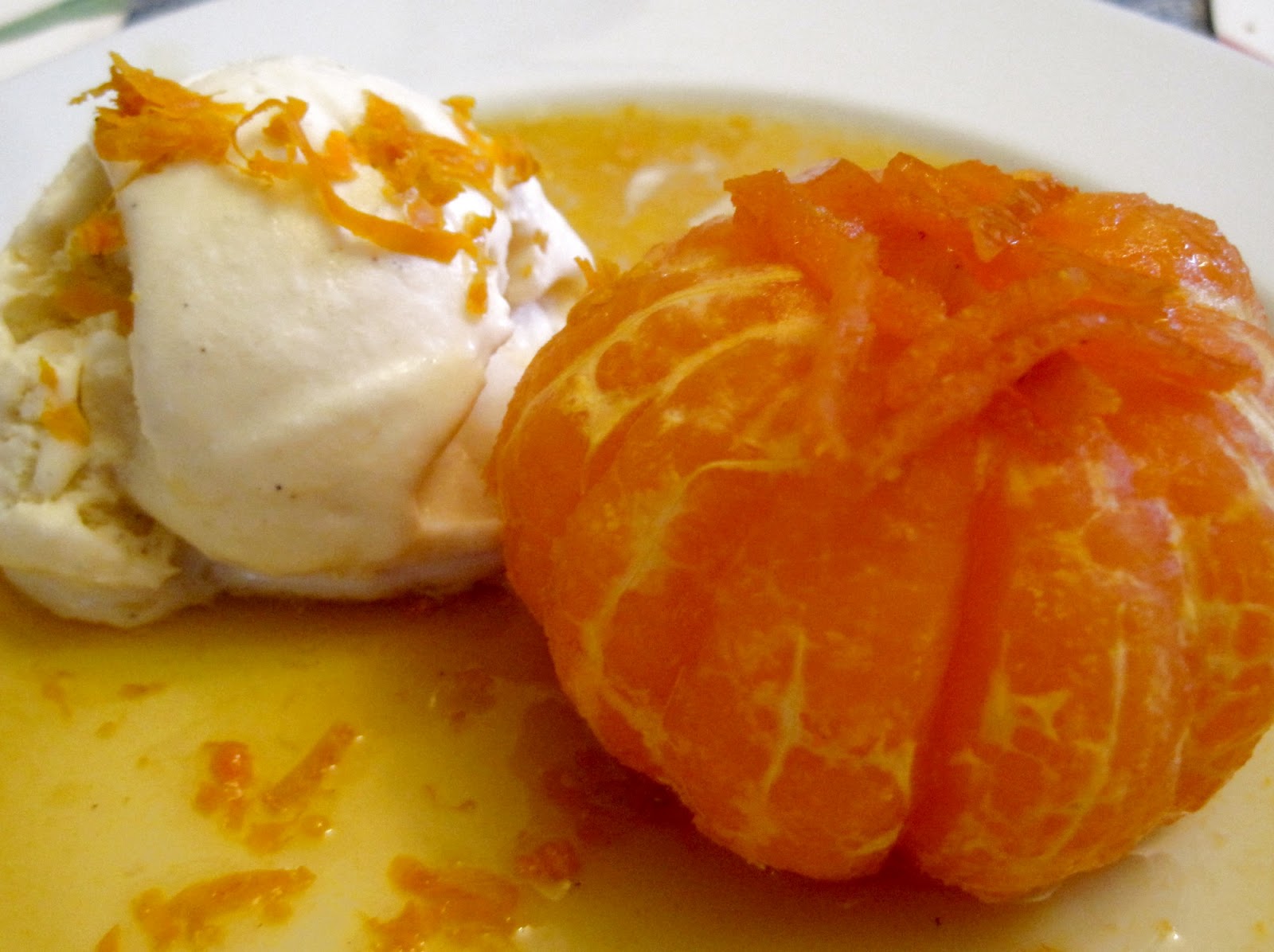 Lynne's Dinners Retro Dessert time! Caramel Clementines with vanilla