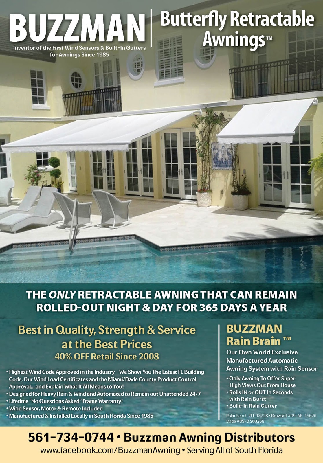 What's The Buzz in The Retractable Awning Industry 2014 Florida Building Code for Retractable
