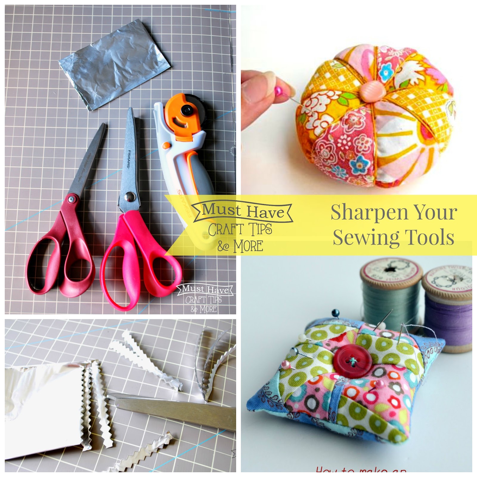 Tips Sharpen Your Sewing Tools Mine for the Making