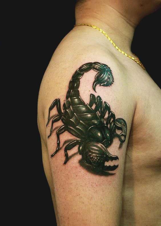 Scorpion tattoos for arms