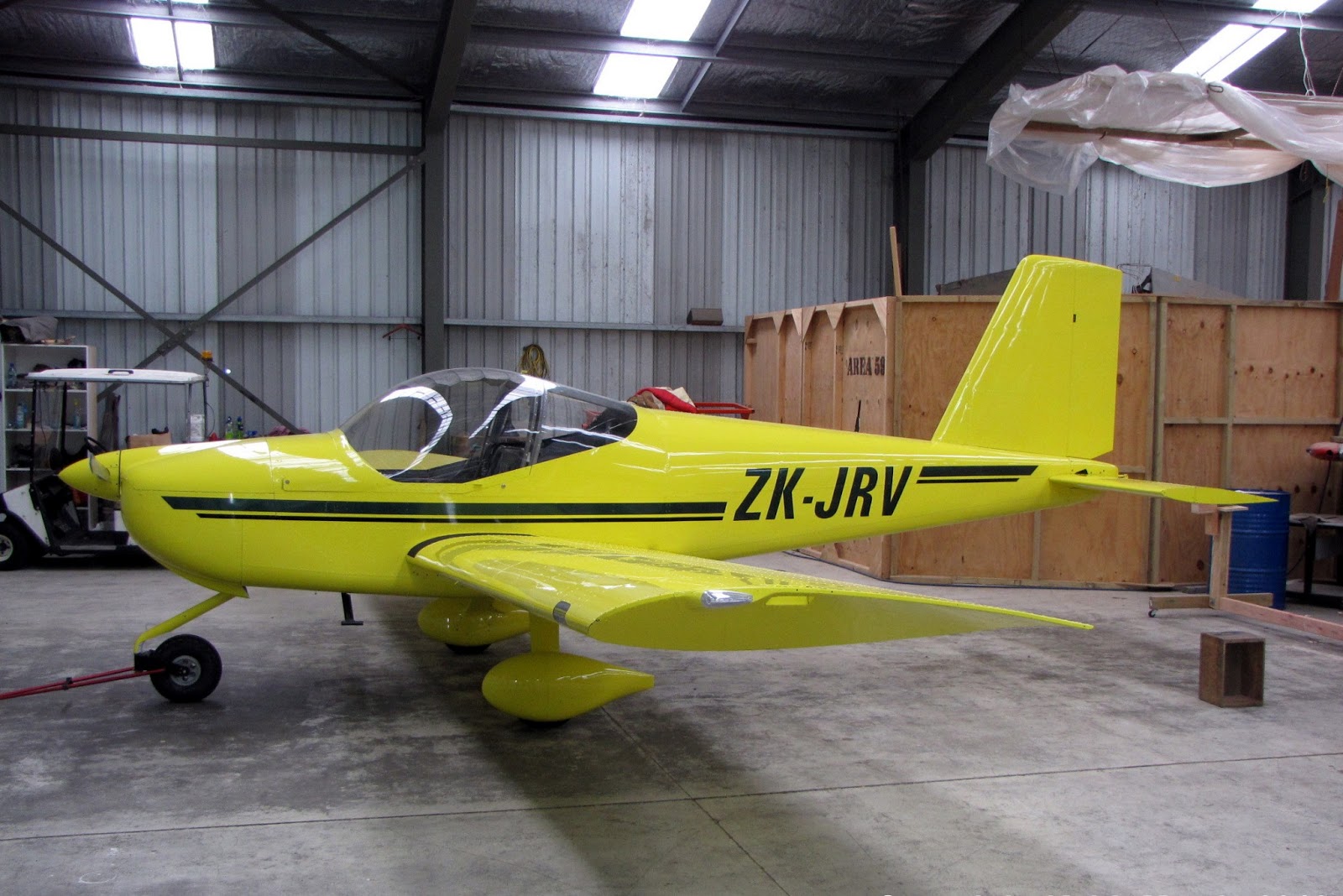 NZ Civil Aircraft Vans RV 12 ZKJRV at Ardmore Today 20/4/2013