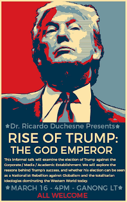 Talk about Donald Trump by Ricardo Duchesne