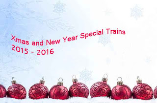 Christmas and New Year Special Trains 2015 -2016