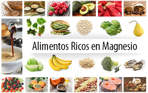 alimentos que contienen magnesio y calcio