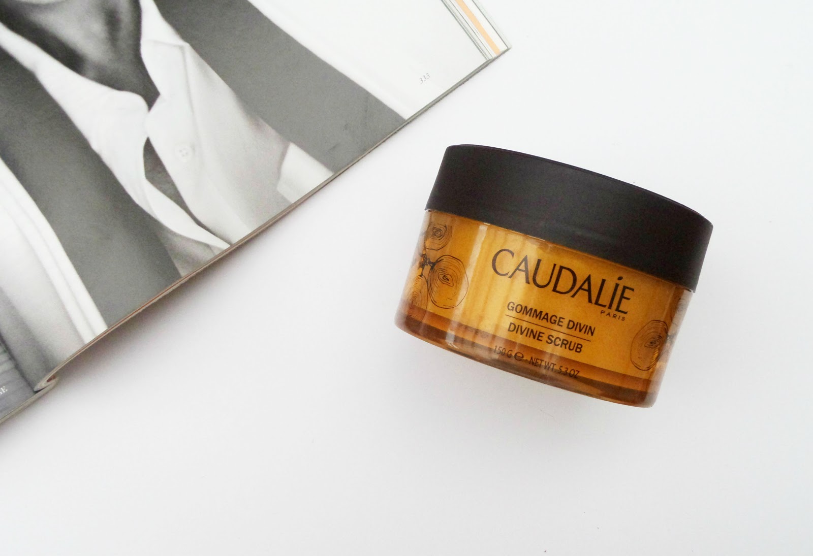 Caudalie Divine Body Scrub Mascara and Maltesers UK Beauty Blog