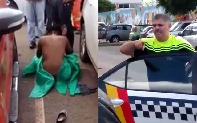 PM é preso em flagrante após agredir mulher e deixá-la nua no meio da rua