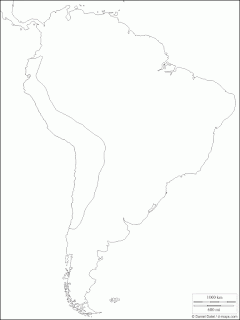 Mapa de la civilización Inca para colorear