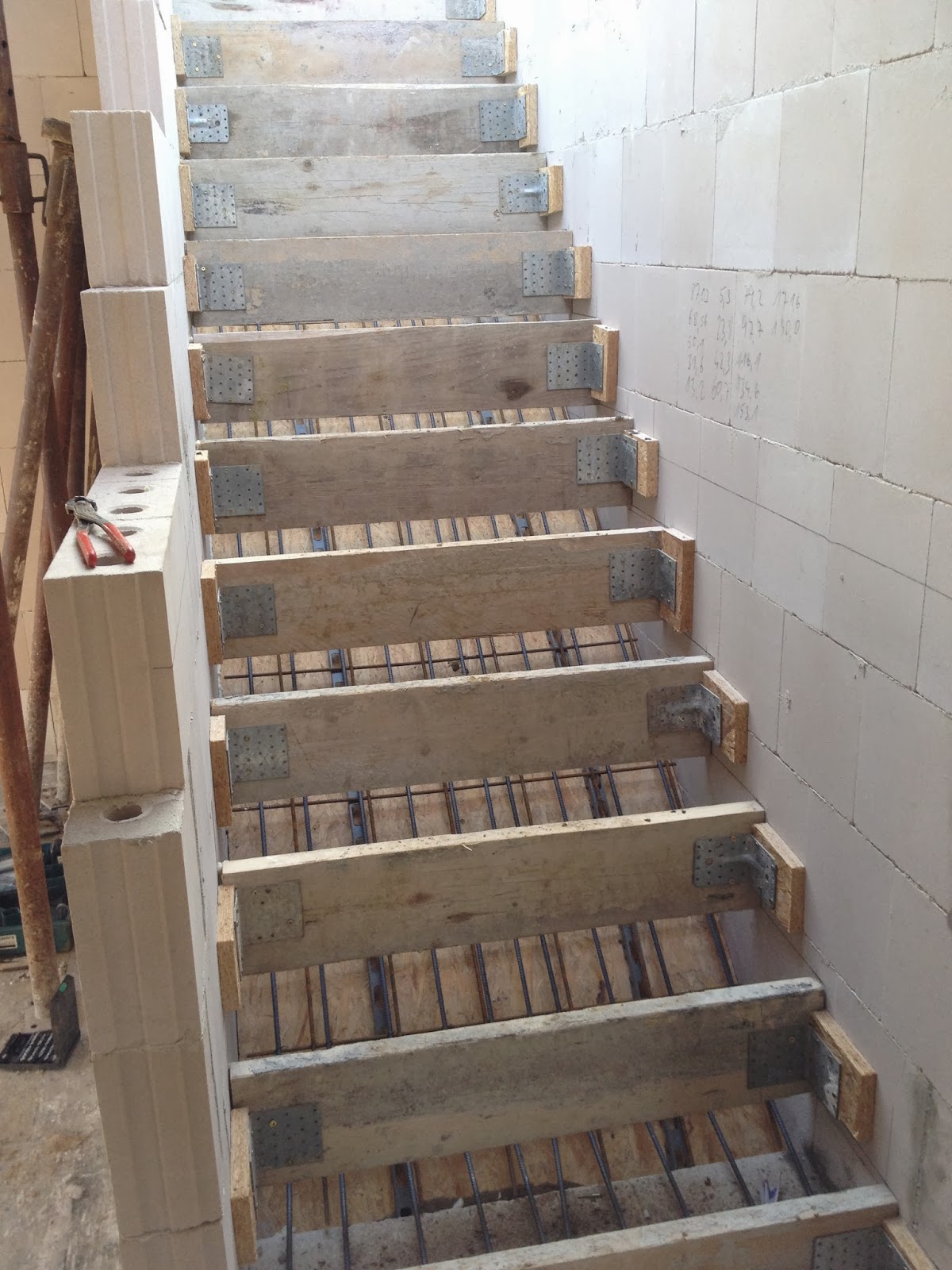 Treppe betonieren