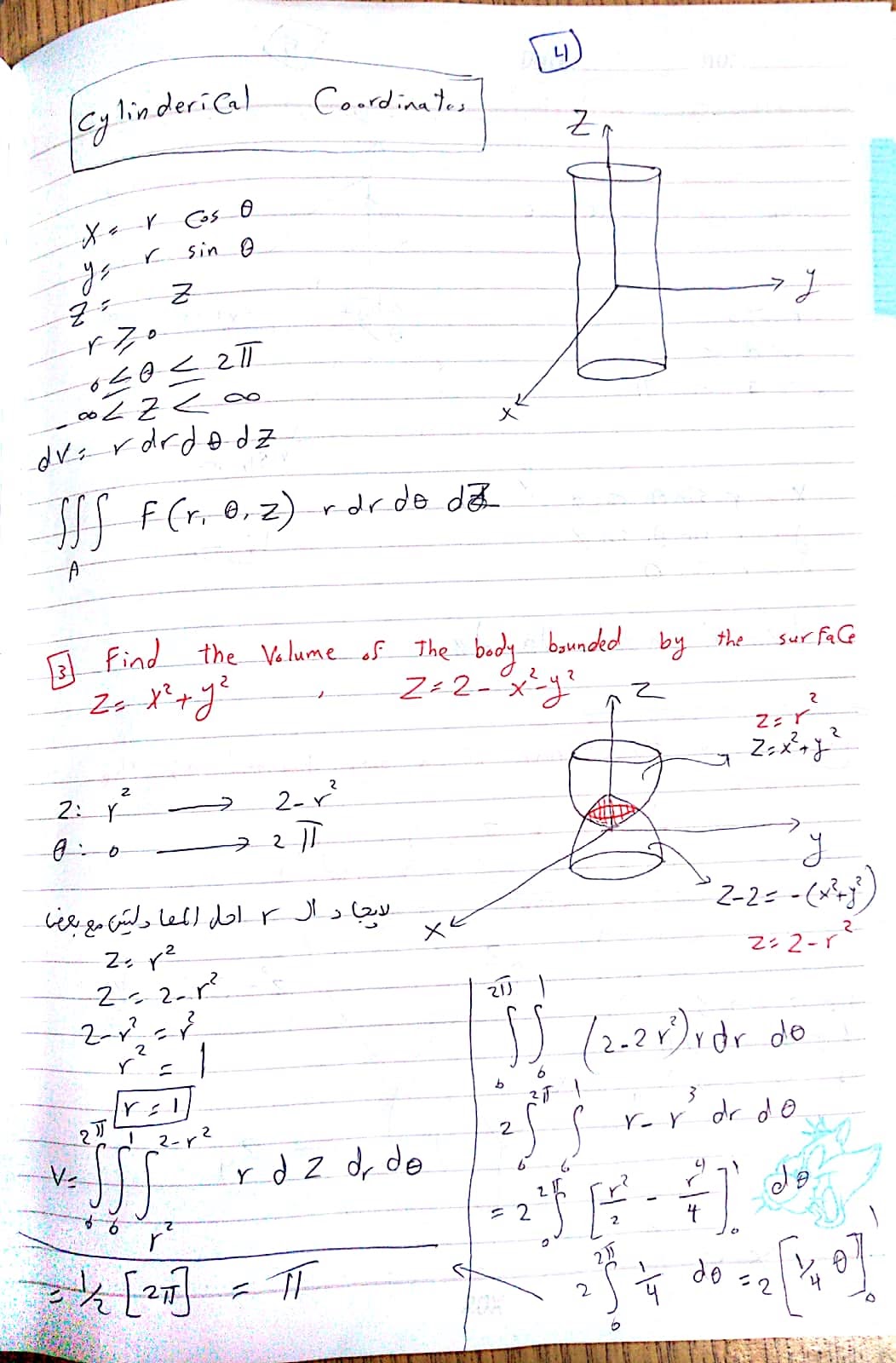 المحاضرة 9 رياضة 3 فرقة اولي باور هندسة الشروق للدكتور احمد حسن (trible