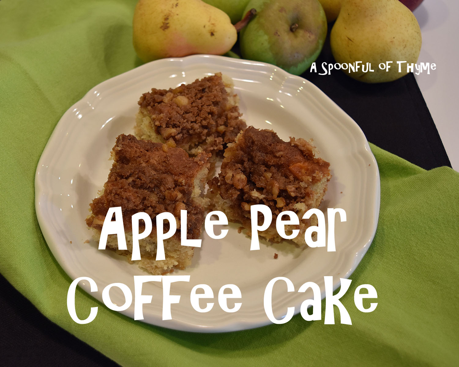 Apple Pear Coffee Cake
