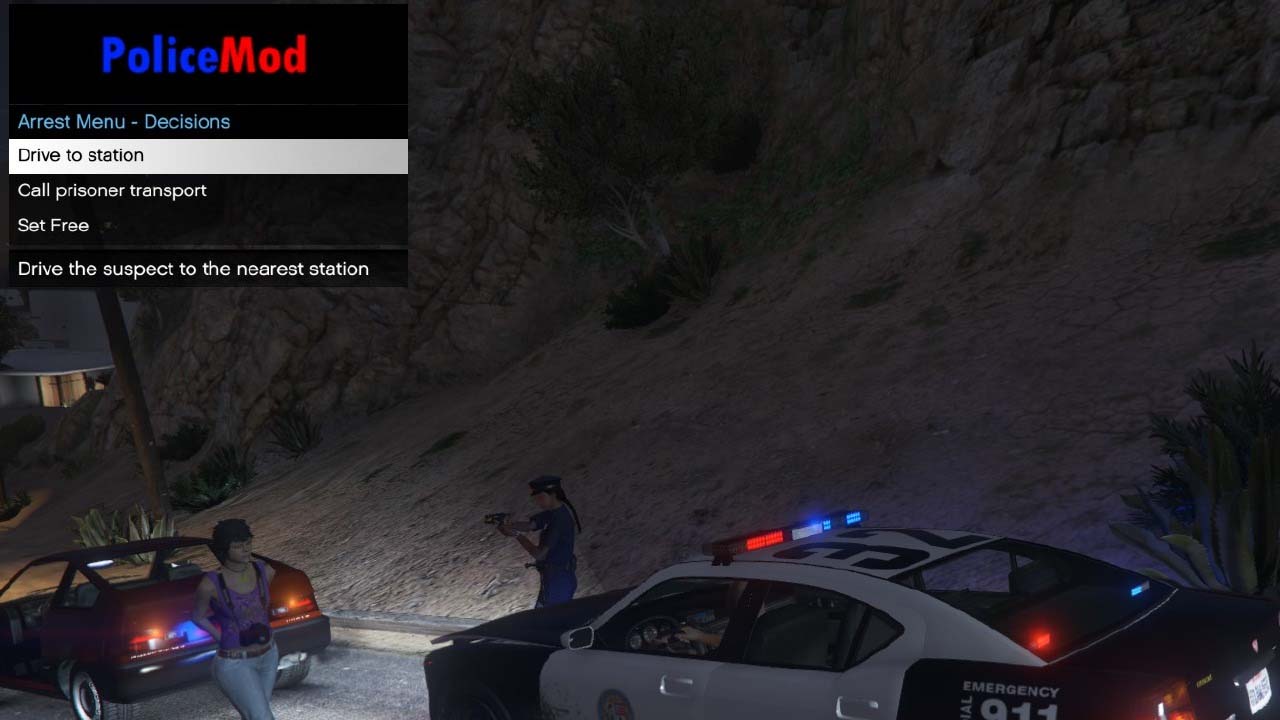 Mod Polisi Nangkep Penjahat POLICEMOD 2 GTA 5 Terbaru