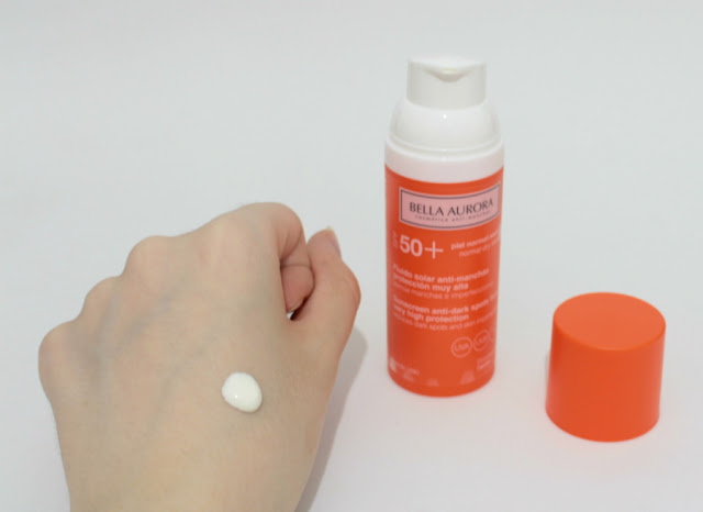 Bella Aurora Fluido solar anti manchas