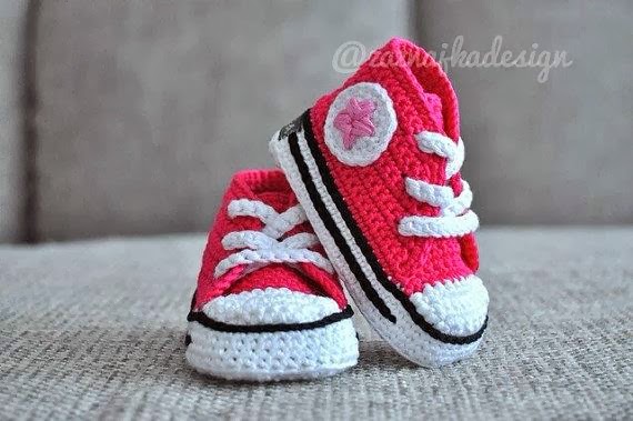 Converse Tejidos A Crochet Paso A Paso Tenis Converse Tejidos