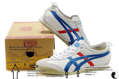 original onitsuka tiger and fake