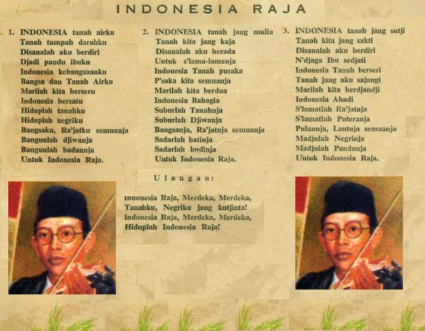 tentang Wage Rudolf Supratman dan lagu indonesia raya aslinya    
