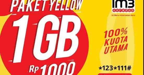Cara daftar paket Murah Yellow Indosat Harga Rp