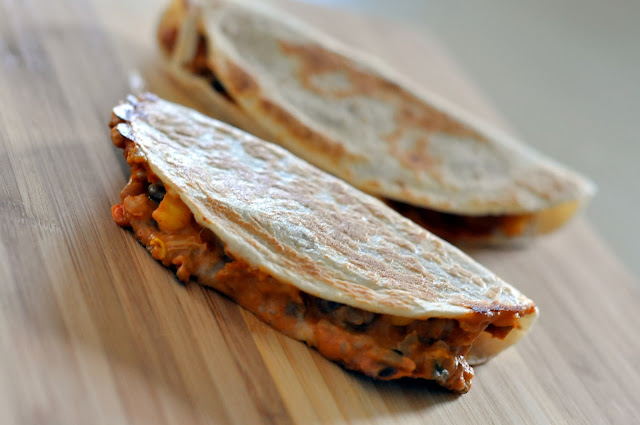Red's All Natural Pulled Pork Quesadillas | Taste As You Go