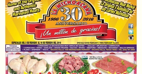 Hispanic Weekly Ads: La Michoacana Meat Market Weekly Ad