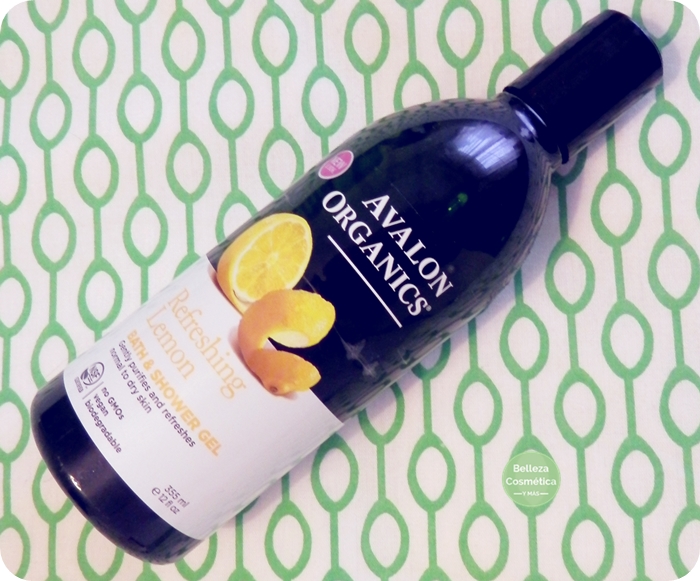 Gel de ducha de Limón Avalon Organics