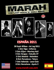 Marah gira española en Octubre
