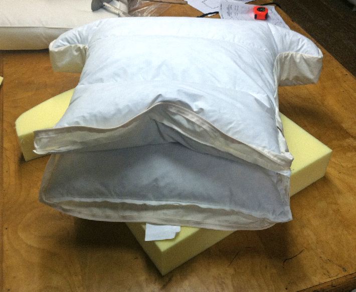 CUSHION WORKS Poly / Down Seat Cushion