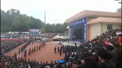 Public mass trials in sports stadiums: Justice in China Public mass trials in sports stadiums: Justice in China