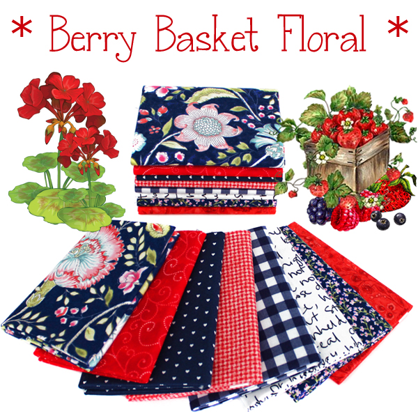 Fort Worth Fabric Studio Friday Bundle Batch {Berry Basket Floral}