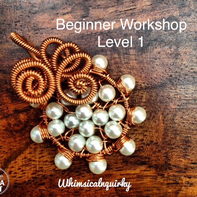 WHIMSICALNQUIRKY WIRE JEWELRY WORKSHOP: July 2014