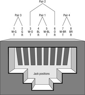 Cabling: Guide Fiber-Optic Networking: ANSI/TIA -568-C Wiring Schemes