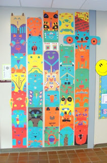 Thomas Elementary Art: 4th Grade Totem Poles