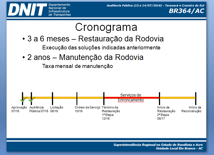 TARAUACÁ NOTÍCIAS DNIT REALIZA AUDIÊNCIA PÚBLICA