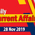 Kerala PSC Daily Malayalam Current Affairs 28 Nov 2019