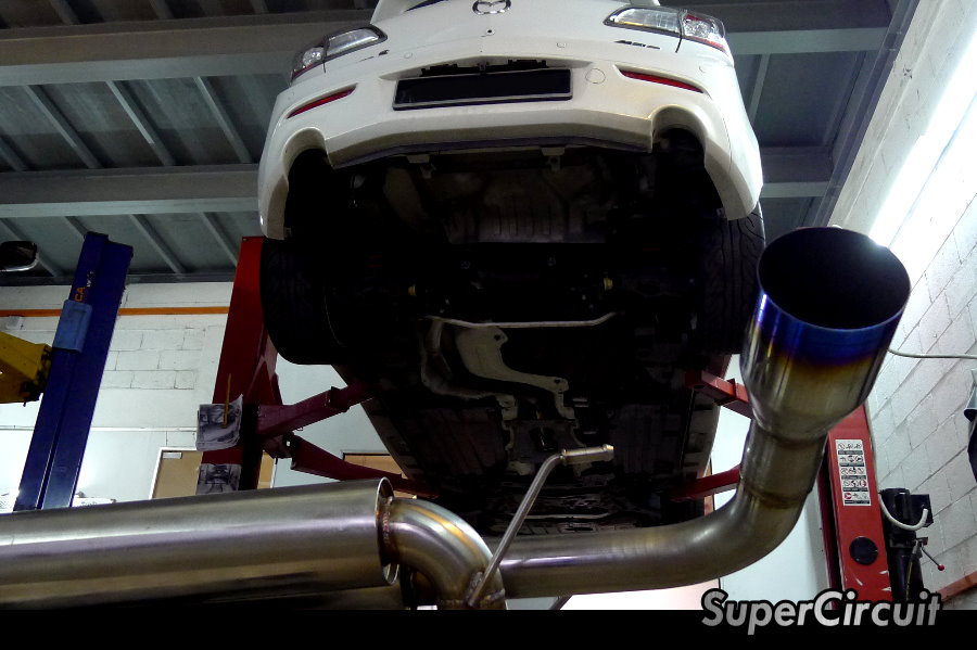 SUPERCIRCUIT Exhaust Pro Shop Mazda3 MPS Axle Back Exhaust Custom