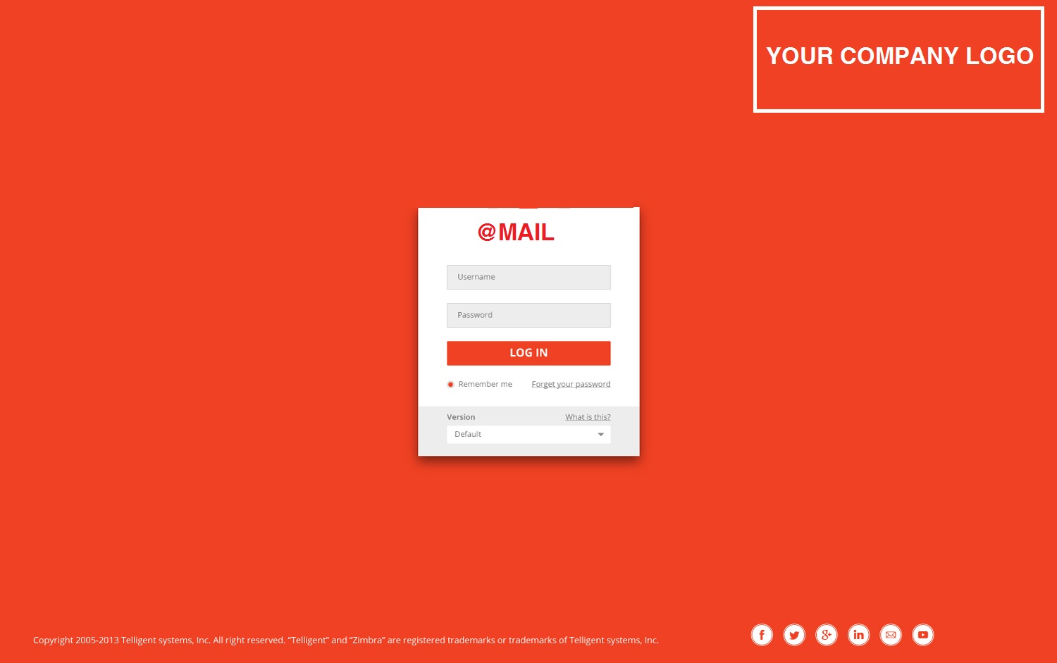 Customize Zimbra Login Screen and Background Network Support Solution