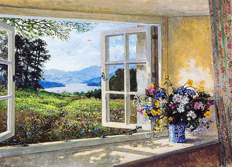 Stephen Darbishire 1940 | British Interiors and Landscape painter Stephen Darbishire 1940 | British Interiors and Landscape painter