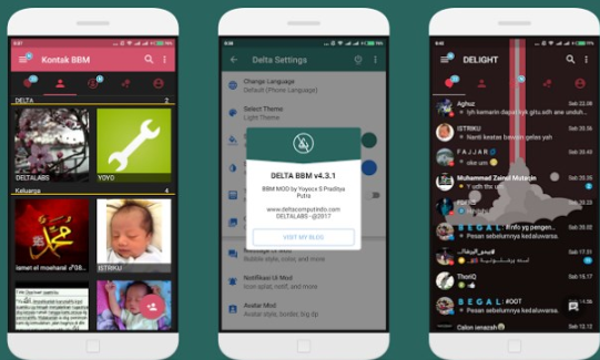 BBM Mod Delta v4.3.1 Apk (Mei 2017) BBM Mod Delta v4.3.1 Apk (Mei 2017)