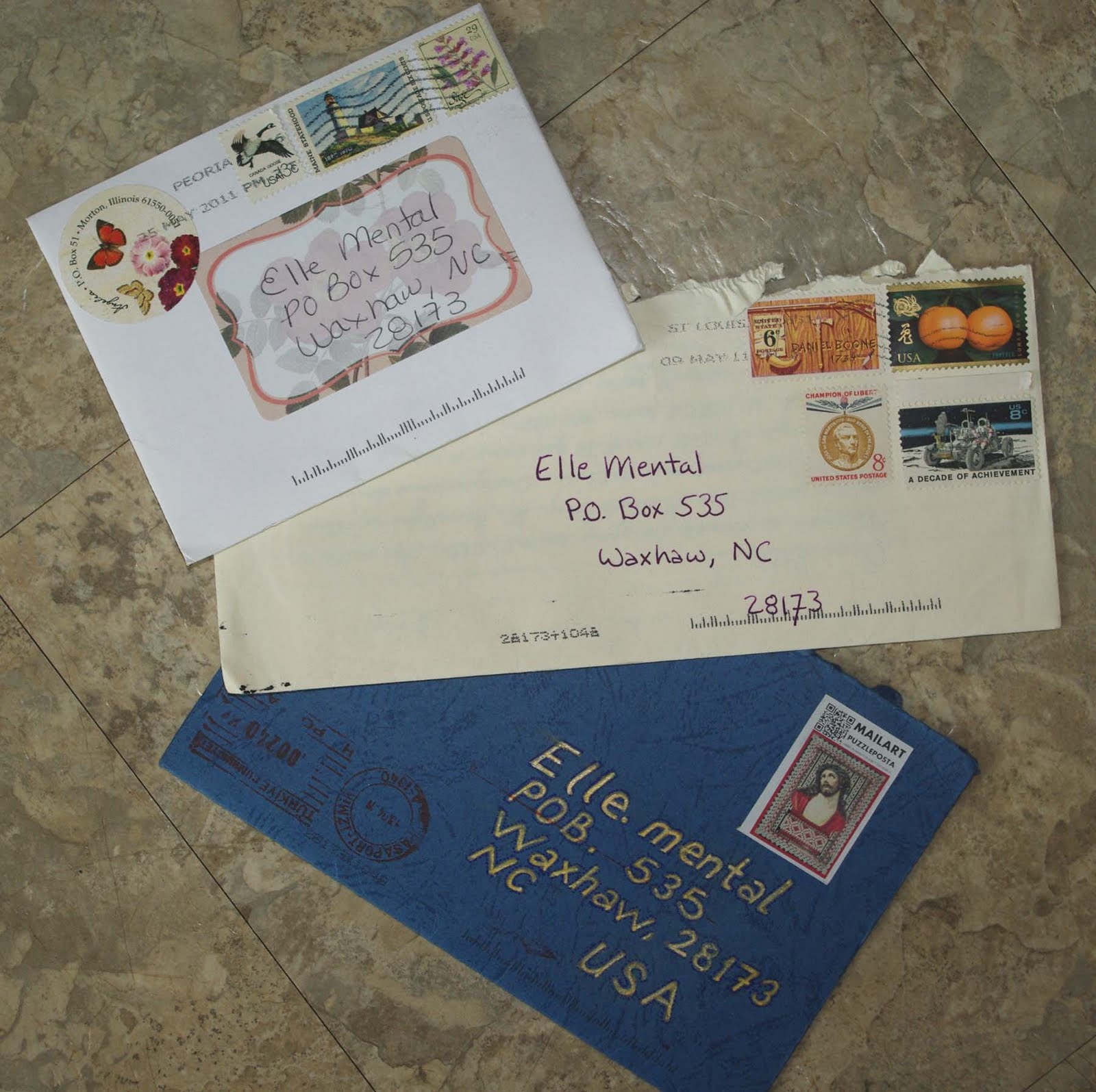 Art of a Letter and Outgoing April and May 2011